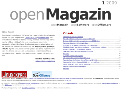 openMagazin 1/20009