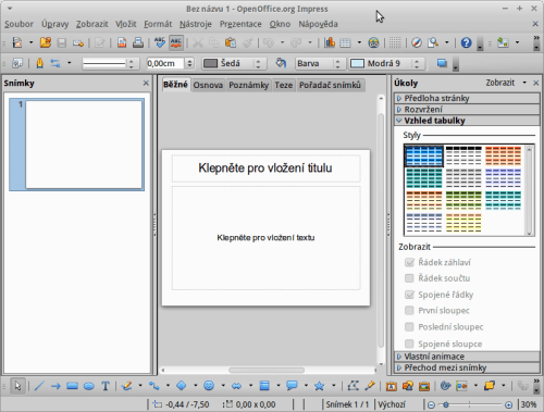 Impress v Apache OpenOffice Impress v Apache OpenOffice