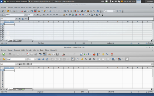 Calc v Apache OpenOffice a v LibreOffice Calc v Apache OpenOffice a v LibreOffice