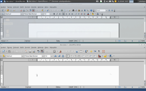 Writer v Apache OpenOffice a v LibreOffice Writer v Apache OpenOffice a v LibreOffice