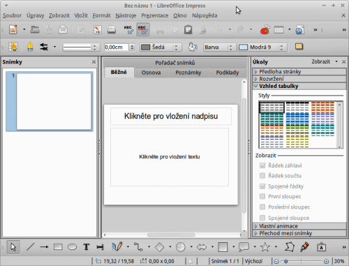Impress v LibreOffice Impress v LibreOffice