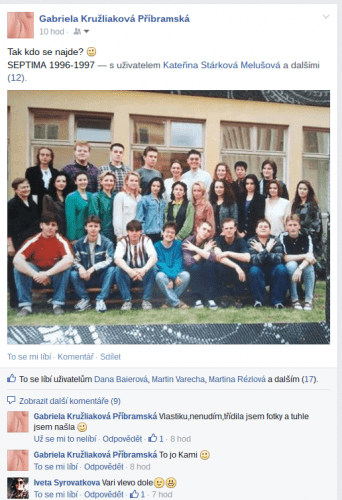 Septima 1997 na Facebooku 2015